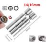 Spark Plug Socket Wrench Adapter 14mm16mm Set Universal Joint With Magnetic Flexible Socket Thin Wall 3/8" Drive Car Repair Tool