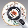 30x Magnification Jewelry Authenticity Tool With 4 Color LED Lighting Rechargeable Handheld Magnifier For Antique Coin Stamps Inspection