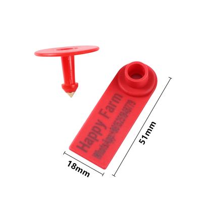 DIY Пользовательская бирка для уха овцы Лазерная печать Имя Номер телефона ЛОГОТИП Свинья Крупный рогатый скот Кролик Сельскохозяйственное животное Бирка для уха Пользовательская 30 шт.