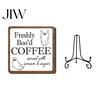 Spooky Bathroom Shelf Decor Halloween Wooden Sign with Stand, Freestanding Gothic Tabletop Sign, Funny Text Table Centerpiece for Home Coffee