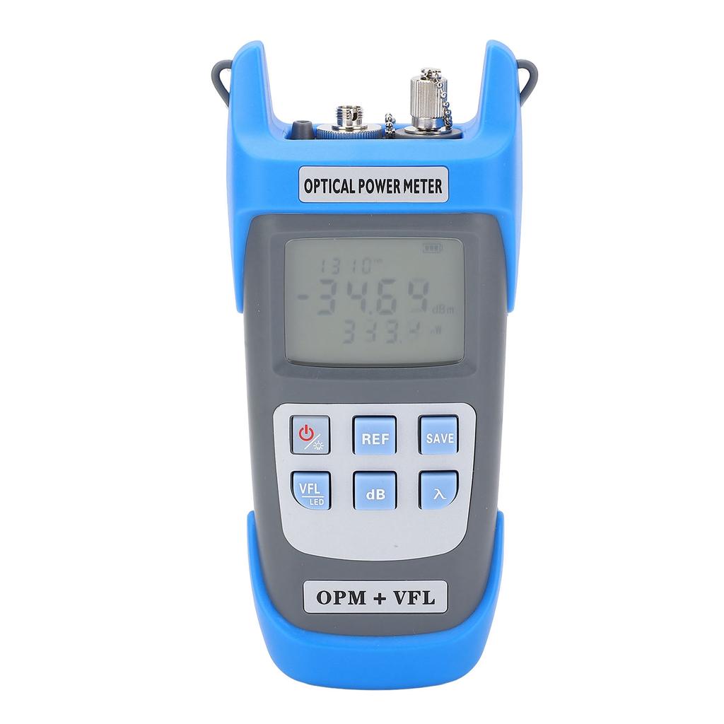 Оптический измеритель мощности 3 в 1, портативный перезаряжаемый тестер оптоволокна, визуальный локатор неисправностей со светодиодом Li