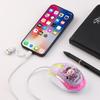 Wired Mouse and 2 Connections USB Wired Mouse 1000DPI Optical Mobile Cute Lightweight Symmetrical Compatible with USB-A USB-C Type-C