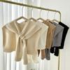 Women Scarve Knotted Scarf Neck Knitted Shawl Cross Shawll Blouse Shoulders Scarf Fake Collar Cape