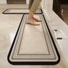 1/2PC Wabi-Sabi Kitchen Floor Mat Non-Slip And Oil Resistant Carpet Diatomaceous Mud Absorbent Foot Mat Home Decoration
