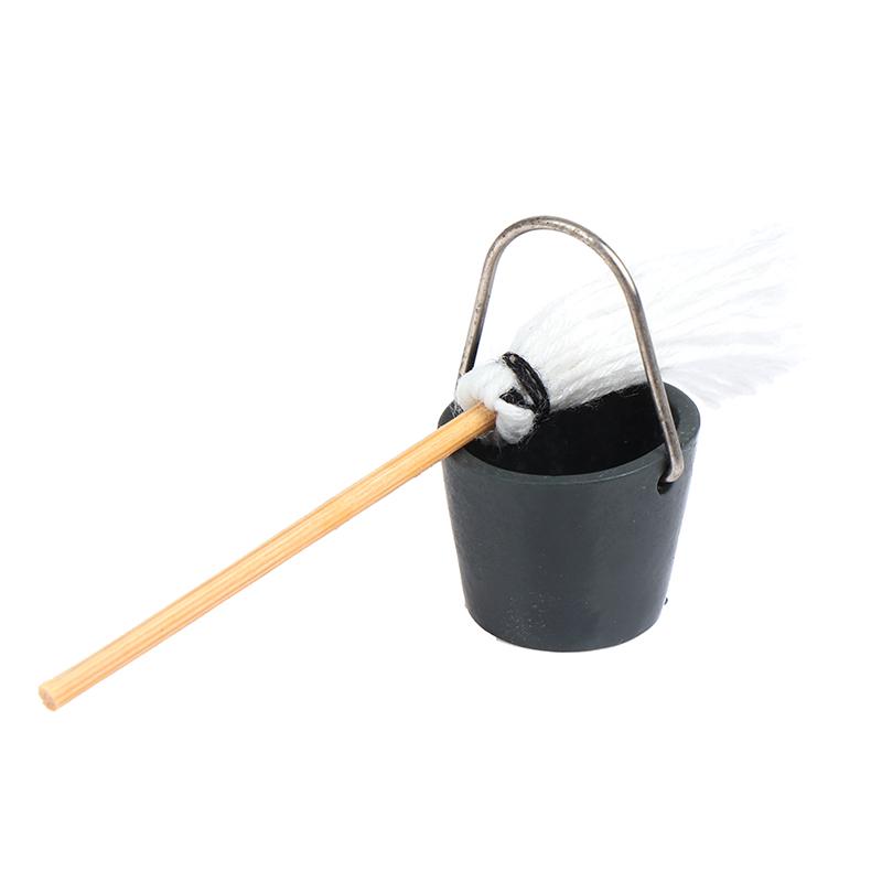 1Комплект 1:12 Миниатюрный кукольный домик для кухни, ведро для швабры, декоративная игрушка для кукольного домика