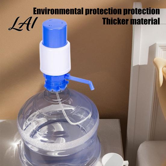 Convenient Water Pump for Camping Manual 5 Gallon Jug Hand Press Siphon Universal Bucket Home Dispenser with Food-Grade Silicone Seal Leak-Proof