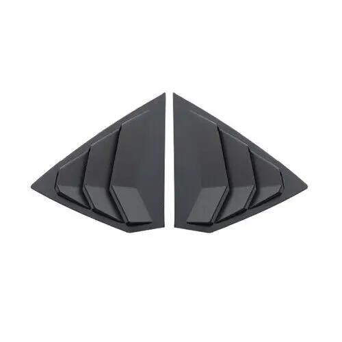 For Buick Regal Opel Insignia B 2017-2025 Car Rear Louver Window Side Shutter Cover Trim Sticker Vent Scoop ABS Carbon Fiber