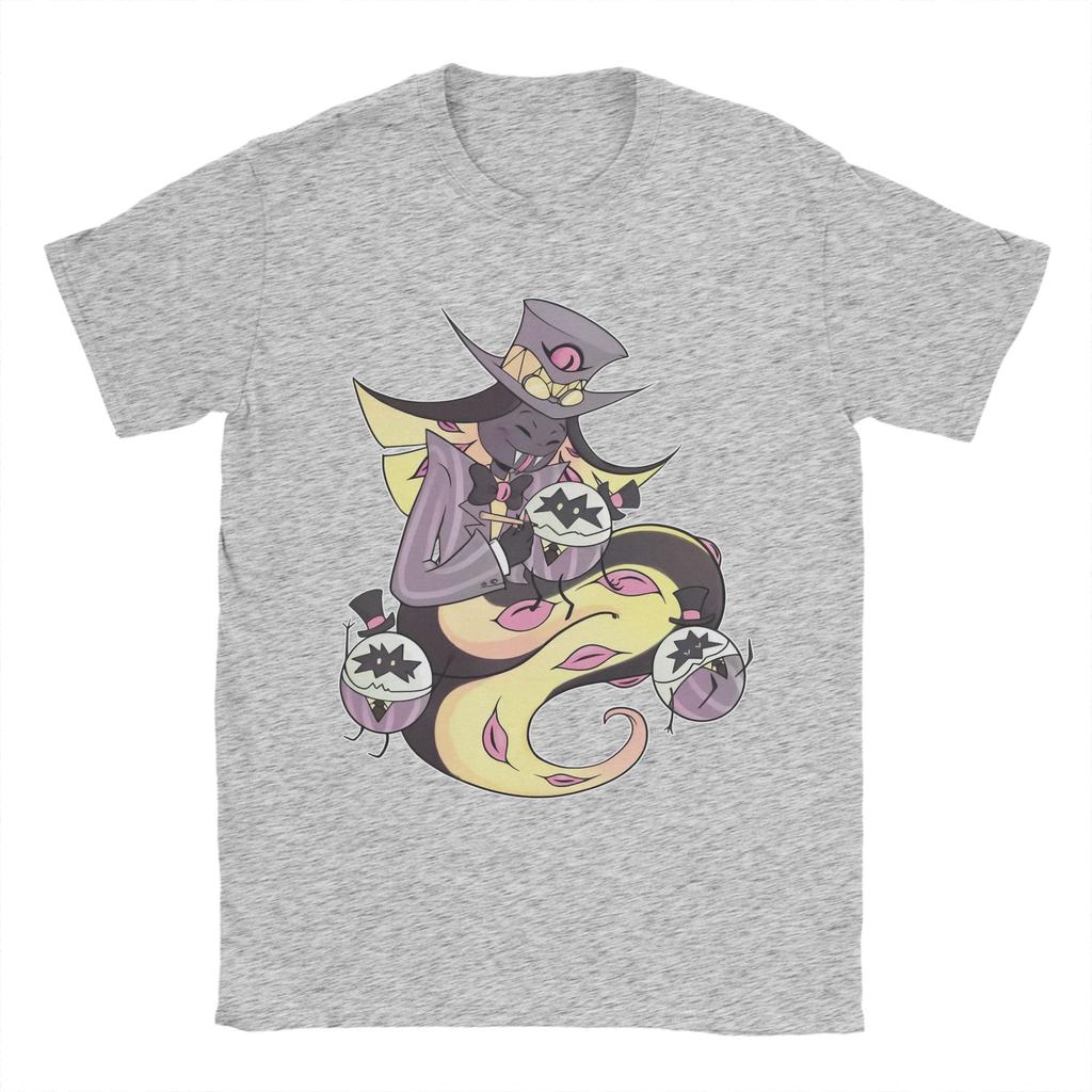 Мужские футболки Sir Pentious Hazbins Hotels из чистого хлопка, повседневные футболки с коротким рукавом и круглым вырезом, летние футболки