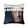 Во все тяжкие Наволочка Двусторонняя печать Наволочка для подушки Подарок Ребенок Имя Палец Наволочка для декоративной подушки Чехол для дома Квадратный