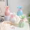 Break-resistant Plastic Colored Vase Plastic Potted Container Ornaments  Flower Arrangement