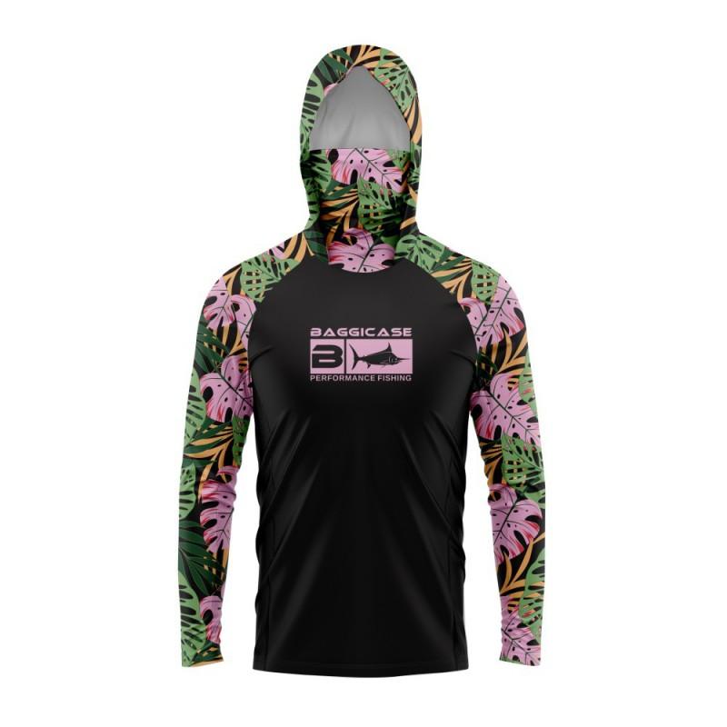 AAGGICASE Fishing Shirt UPF 50 Quick Dry Breathable Hooded With Face Cover