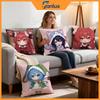 Аниме DATE A LIVE Наволочки 4 шт. Декоративные чехлы Мягкий чехол для подушки для декора дивана 40x40 45x45