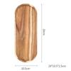 Japanese Wood Coffee Tray Rectangle/Oval Food Cup Plate Dessert Candy Wooden Tableware Plate Gongfu Tea Tray Kitchen Supplies