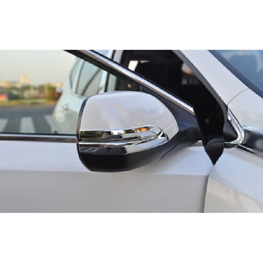 For Honda CRV CR-V 2017- ABS Chrome Rear View Mirror Strip Molding Trim 2Pc