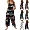 Women's Jumpsuit Printed Casual Loose Jumpsuit