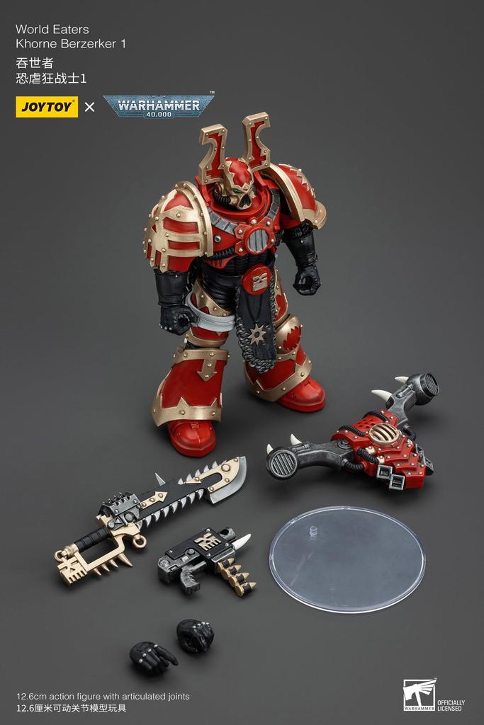 JOYTOY Warhammer World Eater Khorne Berzerker 1 Масштабная Экшн-фигурка 40,000 1/18 (Собранный)