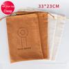 Soft Suede Drawstring Storage Bag for Hair Dryer Protection and Travel