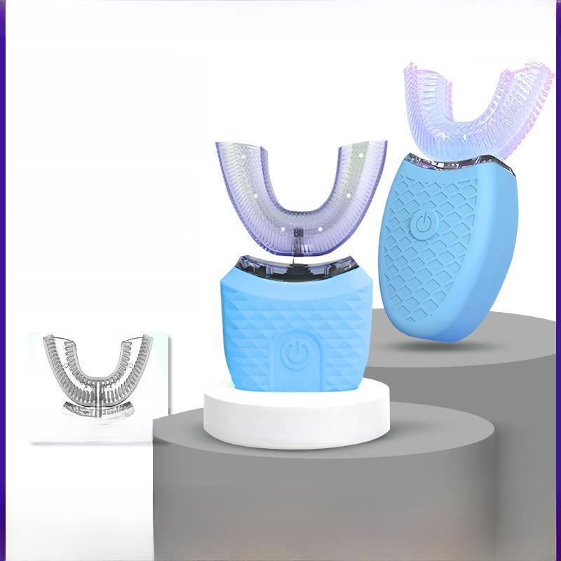 Rechargeable U-Shape Sonic Toothbrush: Soft, Full-Body Washable, Automatic Timer for Adults