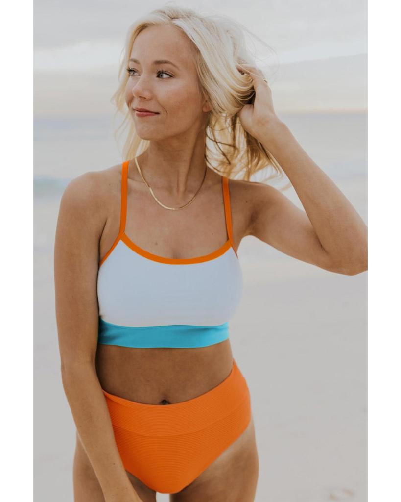 Azura Exchange Spaghetti Strap High Waist Bikini Swimsuit