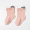Носки для младенцев для девочек и мальчиков, хлопковые, однотонные, мягкие, дышащие, милые, унисекс, короткие носки для новорожденных без косточек