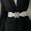 Широкий пояс-цепь для танцевального костюма, пояс для платья с запахом, сверкающий пояс-цепь для костюма, юбки, джинсов, украшение для тела