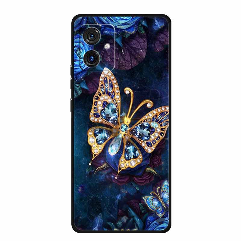 For Motorola G14 4G Case Animals TPU Silicone Soft Cover Phone Cases for Moto G14 G 14 MotoG14 PAYF0010IN Shockproof Wolf Fundas