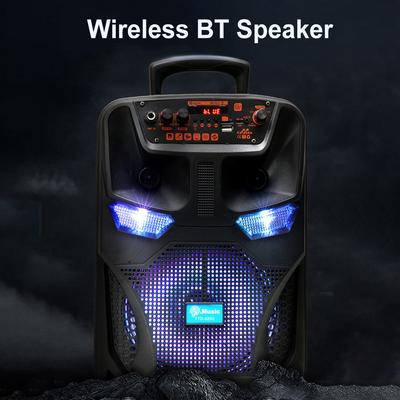 Bluetooth-совместимый динамик Громкая бумбокс Поддержка FM-радио Сабвуфер Стереосистема Динамик для улицы Домашней вечеринки Путешествий