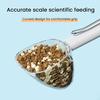 Мерная ложка для корма для собак, многоцелевая пластиковая мерная чашка для корма для домашних животных с длинной ручкой, зажим для герметизации 2-в-1 для корма для собак, кошек, птиц