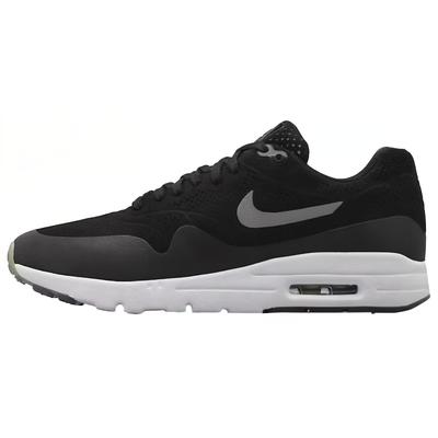 Женские кроссовки Air Max 1 Ultra Moire Black Metallic-Silver White 704995-001