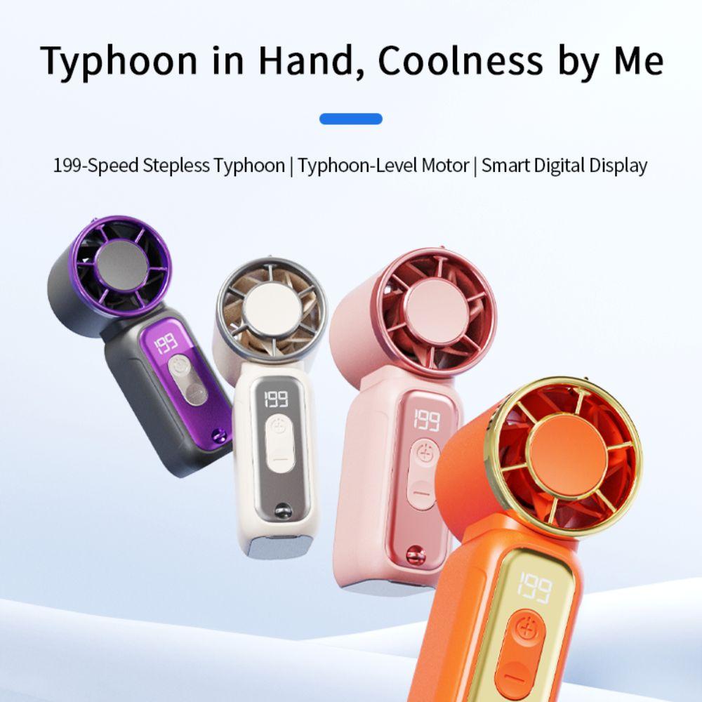 Powerful Wind Super Mini Handheld Fan USB Rechargeable Turbo Fan New Handheld Turbo Fan Summer