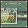 KZZI K75 PRO RGB Wireless Gasket Mechanical Triple Mode BT 82 Keys Gaming Keyboard with Knobs and Power Custom Linear Green 75% Keyboard,