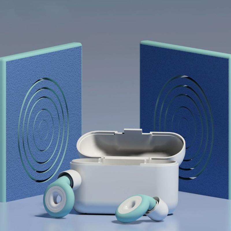 Noise Reduction Silicone Earplugs Anti-noise Hear Protect Ear Plugs Isolate the Noise for Sleep at Ease Working Ear Plug
