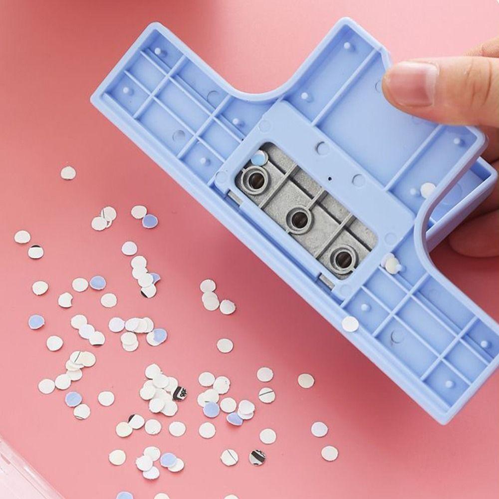 DIY Пробойник для бумаги 3 отверстия Punch для loose leaf 6 листов Пробойник для переплета Школьный Офисный