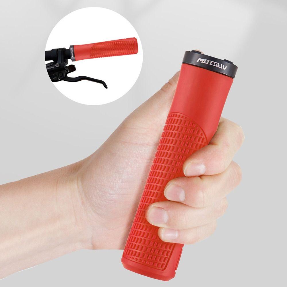 Резиновые алюминиевые ручки для велосипеда, противоскользящие ручки для велосипеда, руль для горного велосипеда, шоссейного велосипеда
