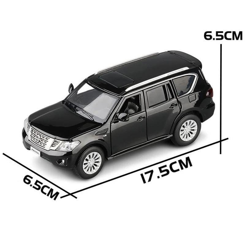 1/32 Nissan Patrol SUV литая модель автомобиля игрушечный транспорт из металла коллекционная модель автомобиля имитация звука и света детская игрушка подарок
