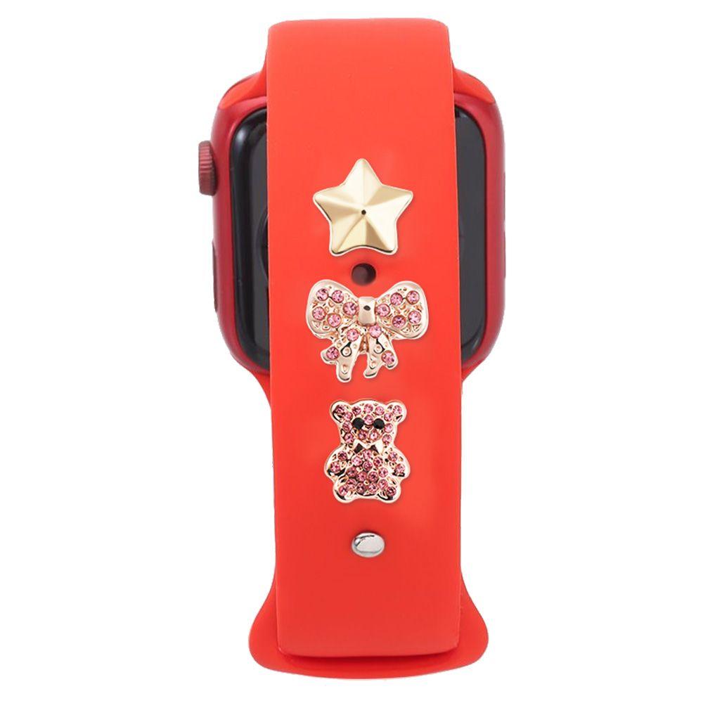 Орнамент для часов Ювелирные изделия Аксессуары Резиновый браслет Украшения Силиконовый ремешок Декоративные ногти