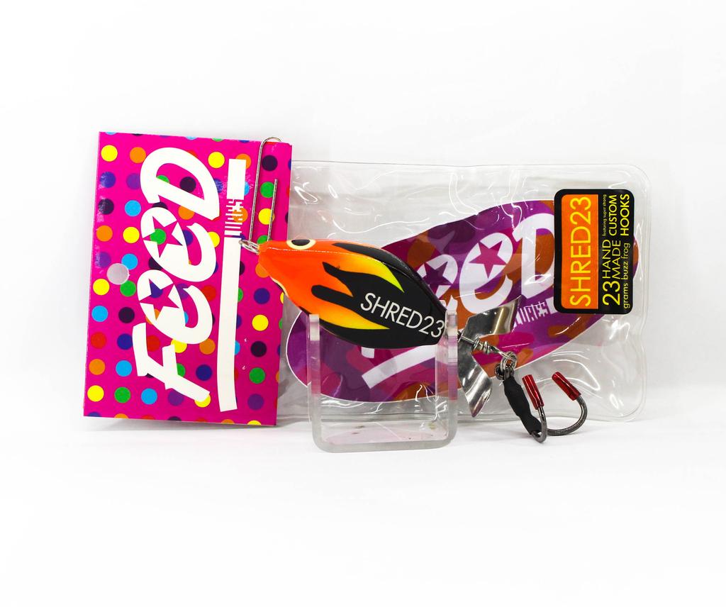 Feed Shred 23 Hand Made Buzz Frog Floating Lure 23 grams 004 (9004)