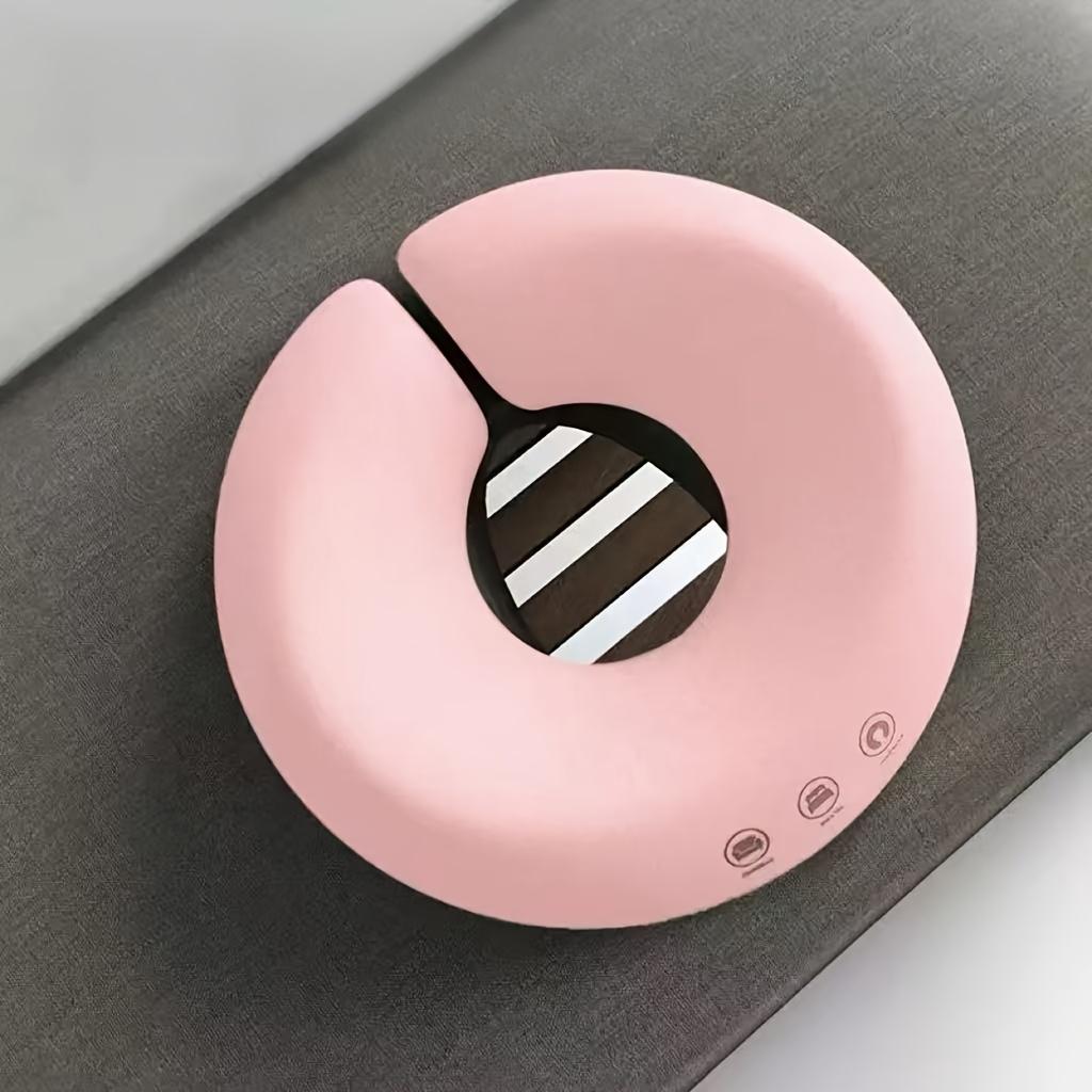 [Двусторонний массажный валик] 1 шт. Двусторонний U-образный массажный валик | Сверхпрочная мягкая подушка для лица/в положении лежа на животе для спа, процедур для лица, салонного/постельного использования | Чехол на молнии