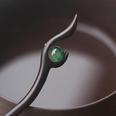 Китайский стиль имитация нефрита деревянные палочки для волос простые ретро заколки для волос шпильки для женщин девочек пучок для волос фиксированные украшения для волос