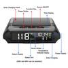 Car Wireless HUD Headup Display Solar GPS Digital Speedometer with LCD Screen Overspeed Alarm