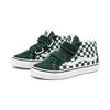 Vans Sk8 Reissue Casual Checkerboard Mid-Top Kids Skate Shoes Green White Kids Sneaker VN00018T8CA