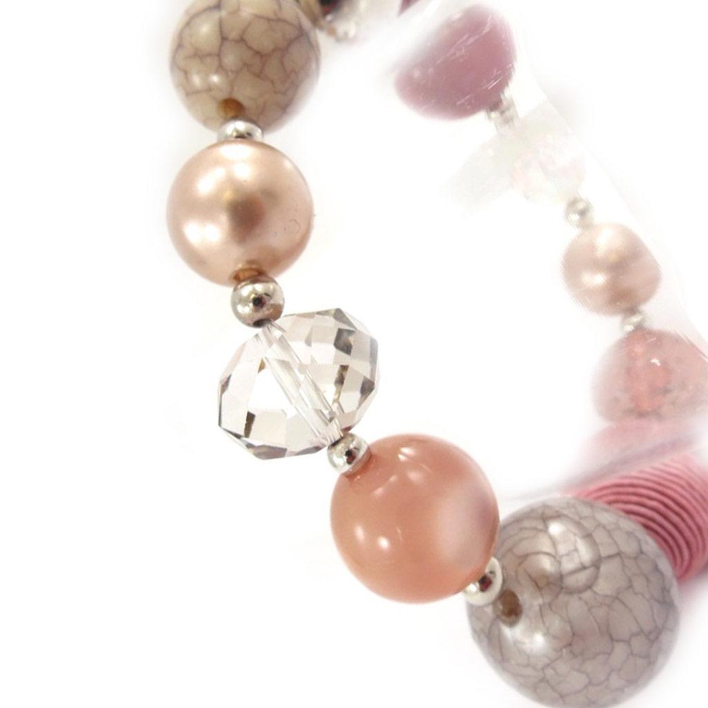 Les Trésors De Lily [J8251] — Дизайнерский браслет Scarlett темно-розового цвета