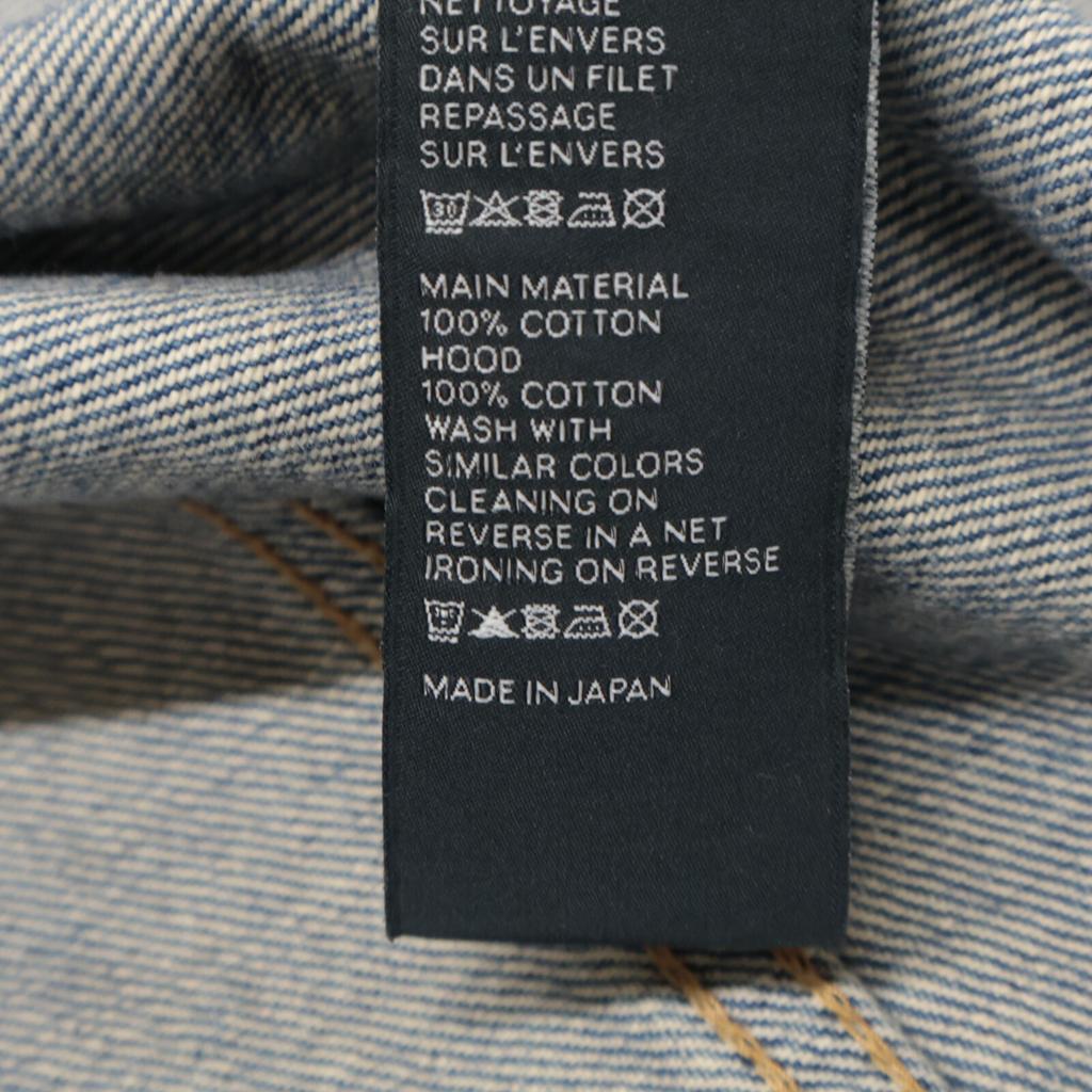 CELINE Domestically authorized 2Q472930F Union Wash Trucker Jacket Denim Jacket XS blueUsed