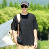 JEEP Men's Solid Color Loose Fit Short Sleeve T-Shirt