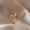 Золотой Серебряный Цвет Крест Усыпанный Алмазами Браслет Кольца Для Женщин Цирконий Шарм Фигура Аксессуар
