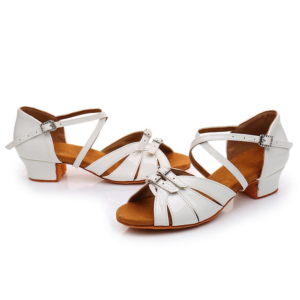 30-41Size Latin Dance Shoes Girls Child Women Salsa Tango Ballroom Dance Shoes Soft Bottom Heeled 3.5CM