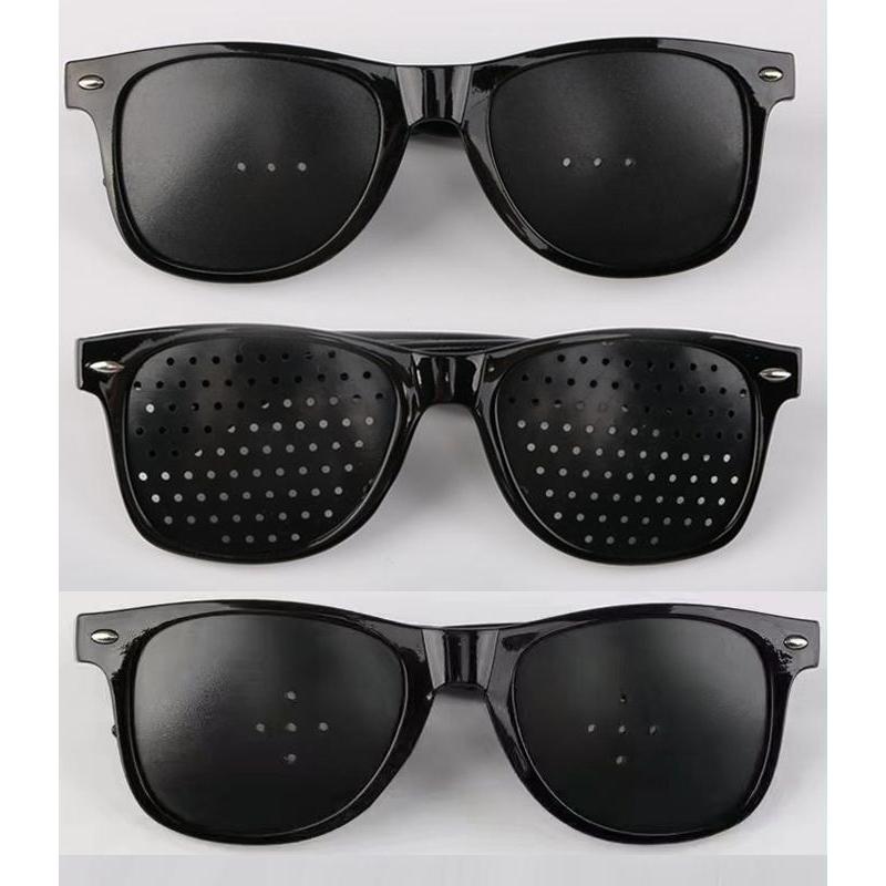 Очки против близорукости и астигматизма, очки для коррекции усталости, очки с отверстиями для мужчин и женщин, очки для улучшения зрения