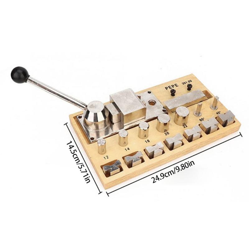 Профессиональный инструмент для гибки колец Машина для гибки ювелирных колец Регулируемый инструмент для гибки для изготовления ювелирных колец, серег