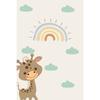Children's Bedroom Rug 120x160 Cm Polyester Giraffe