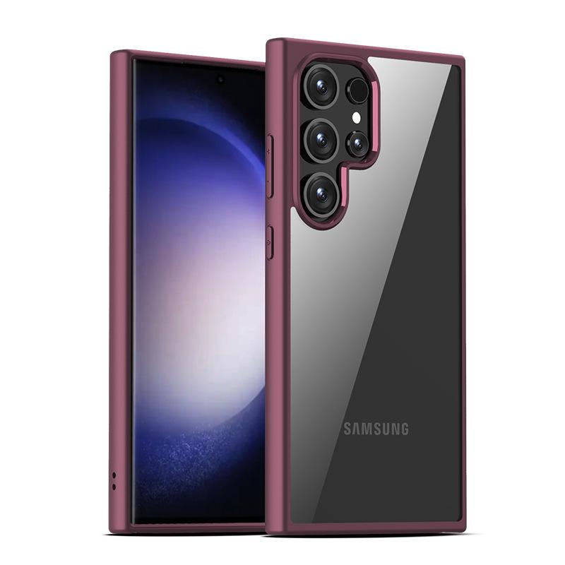 Прозрачный противоударный защитный чехол для Samsung S24, S24 Pro и S24 Ultra - Новый стиль